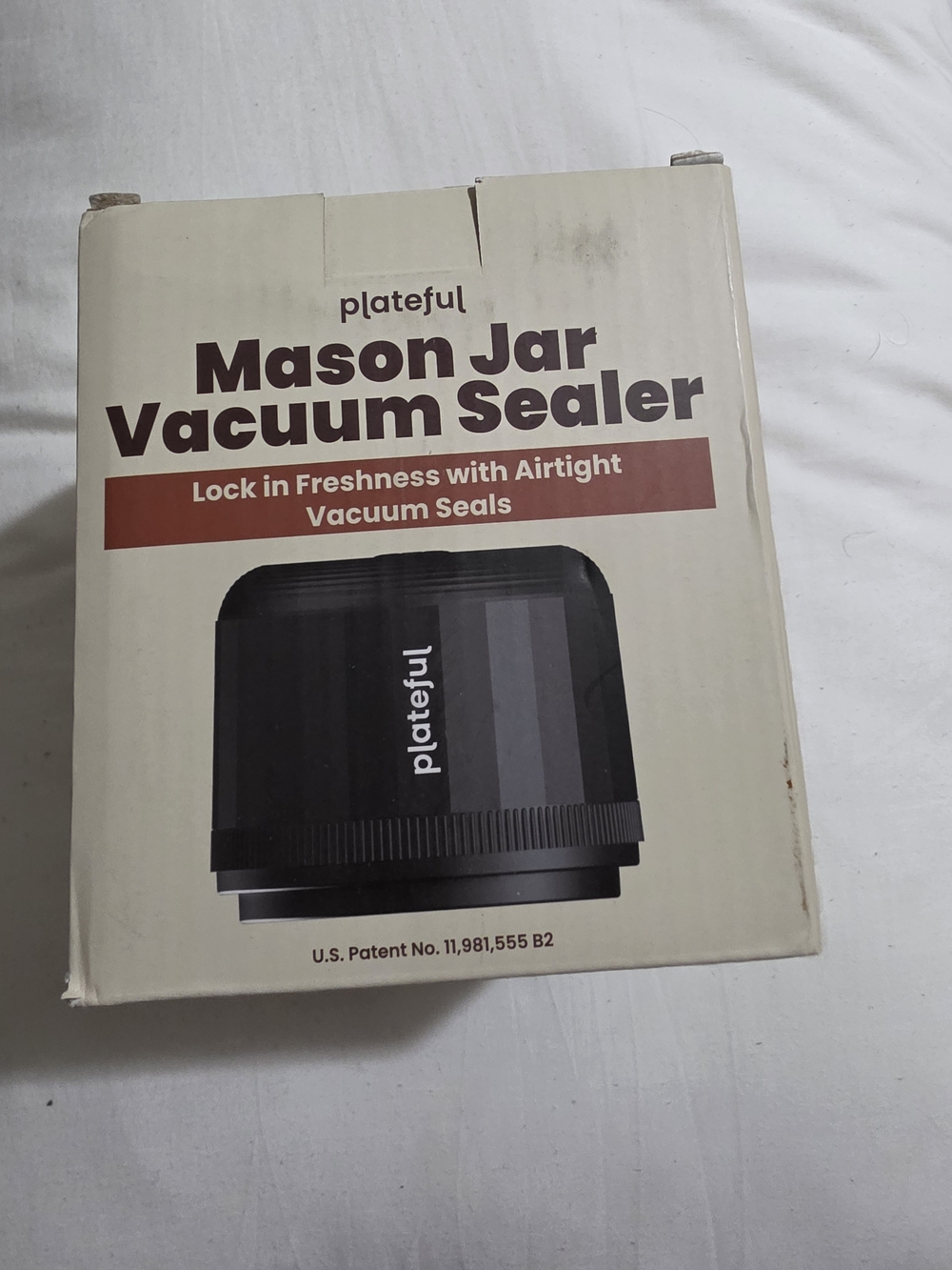 Plateful VacuFresh Mason Jar Vacuum Sealer